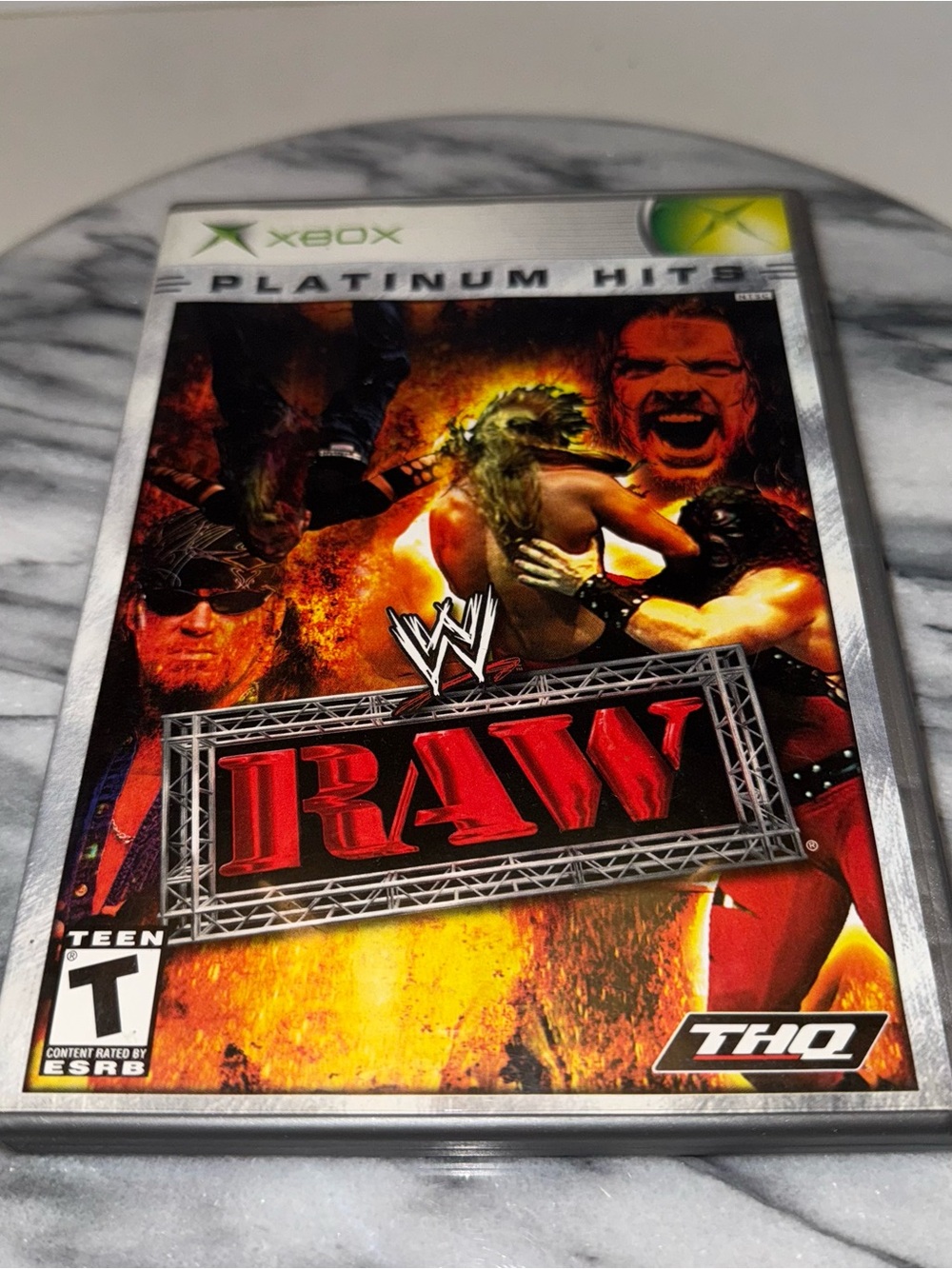 WWF Raw Platinum Hits Edition (Microsoft Xbox, 2002)  Tested